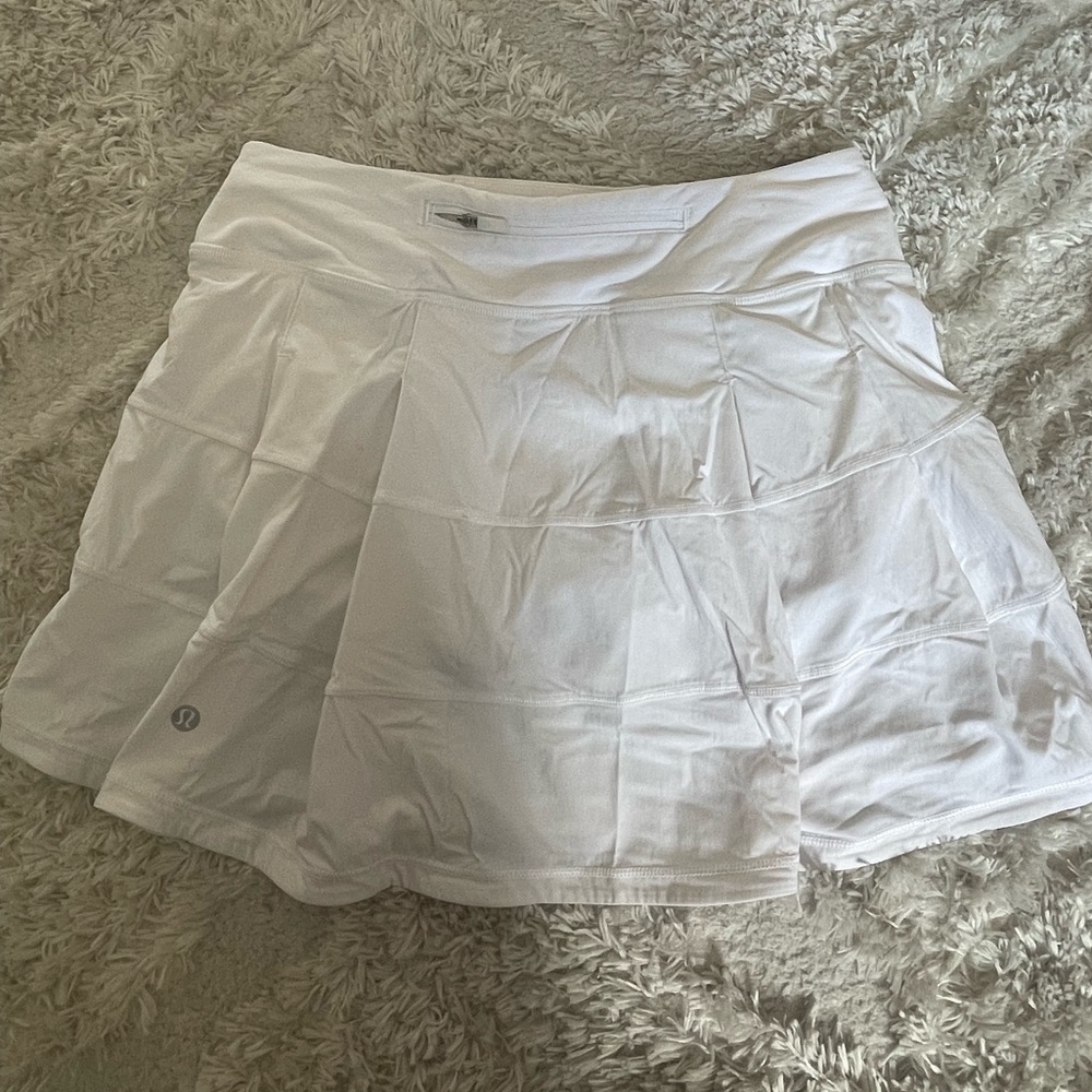 Pace Rival Mid-Rise Skirt, color: white, Size 4